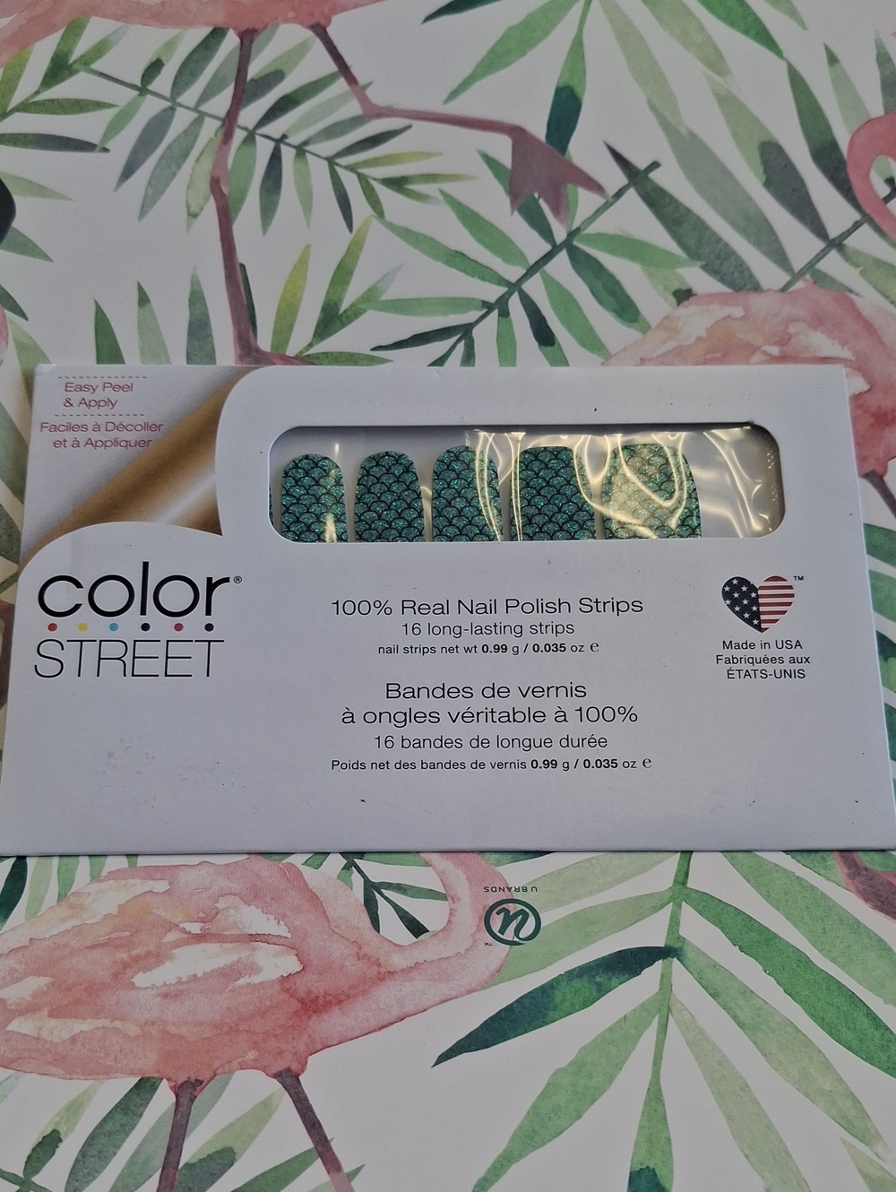 Color Street Teal Mermaid Scale Nail Strips- Mermaid Brigade